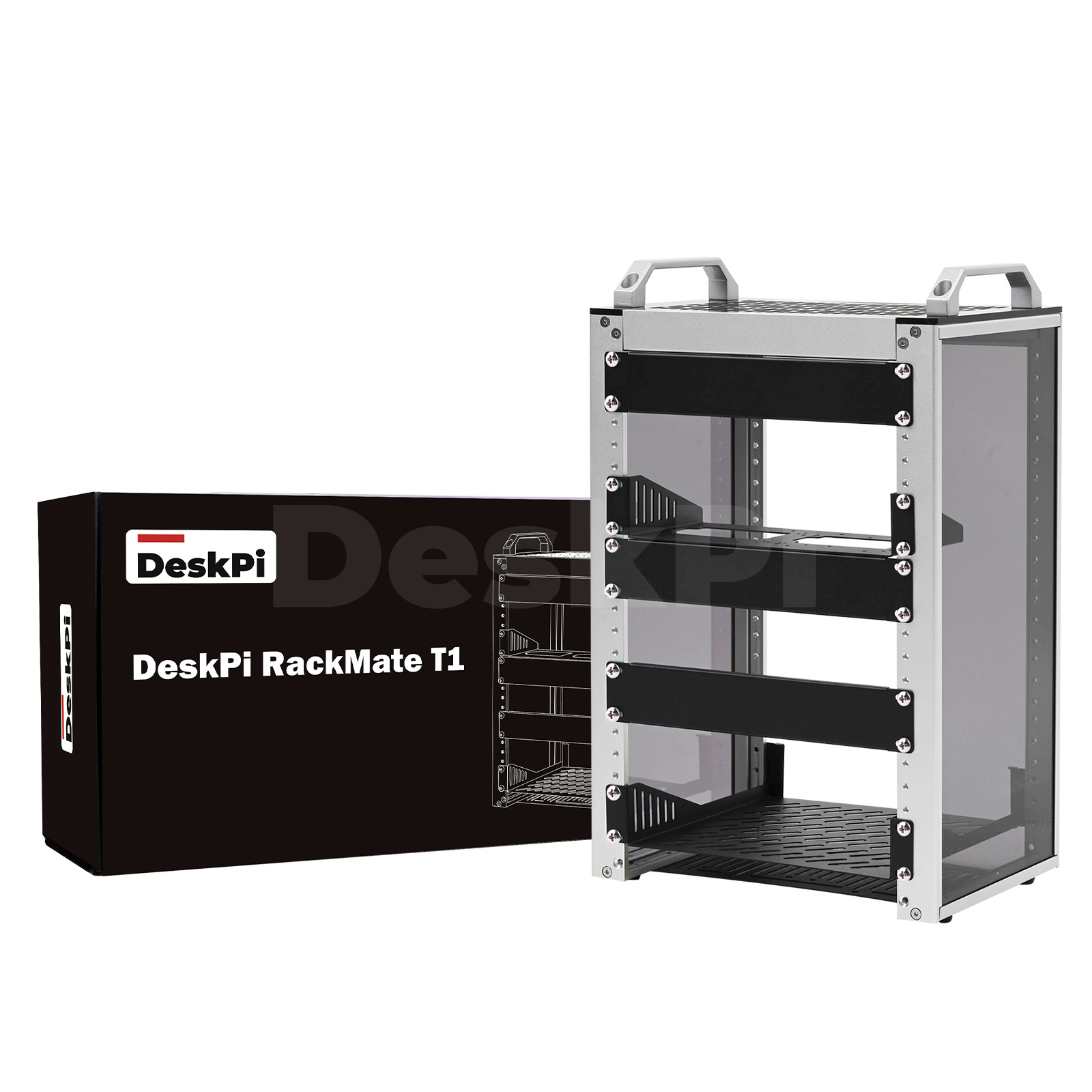 Deskpi Super6C - DeskPi RackMate T1 Rackmount، خزانة خادم