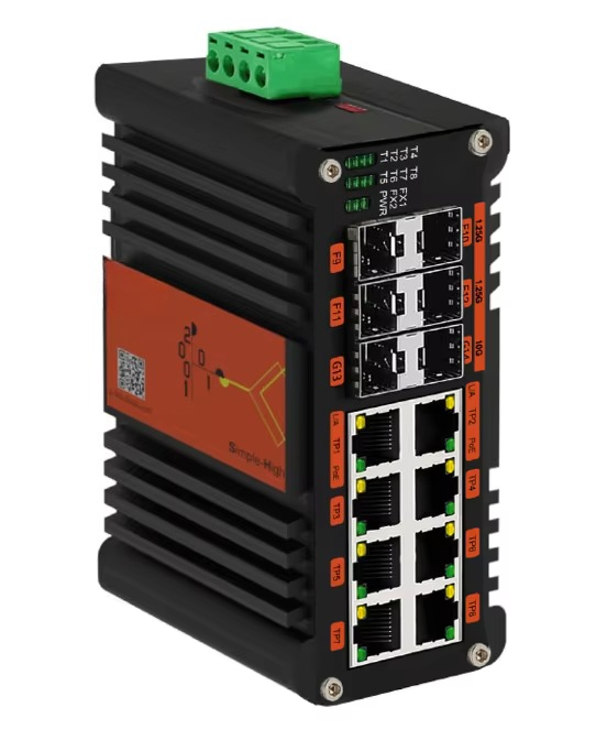 محول إيثرنت مُدار صناعي من الف - مراجعة Managed Gigabit Poe Switch 8 Port 802.3At وسعره