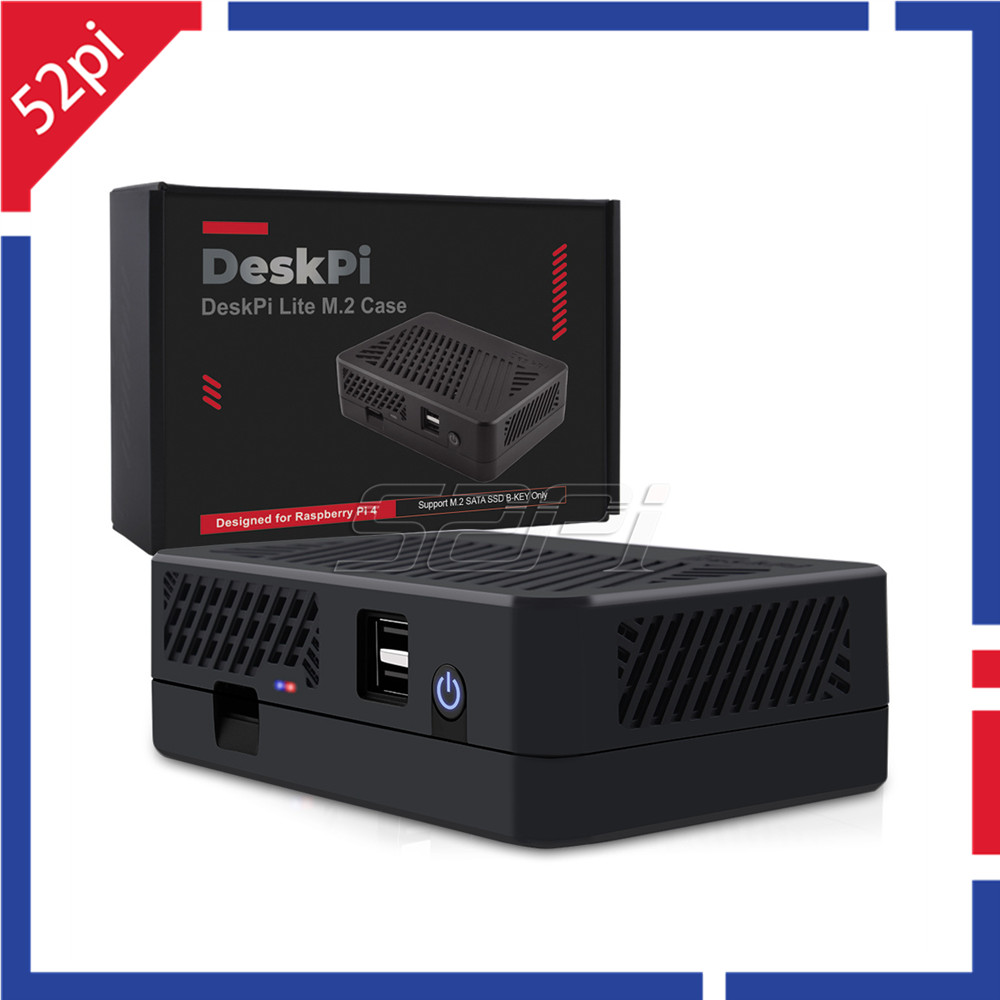 حافظة 52Pi DeskPi Lite NAS مع  - مراجعة Deskpi Super6C وسعره