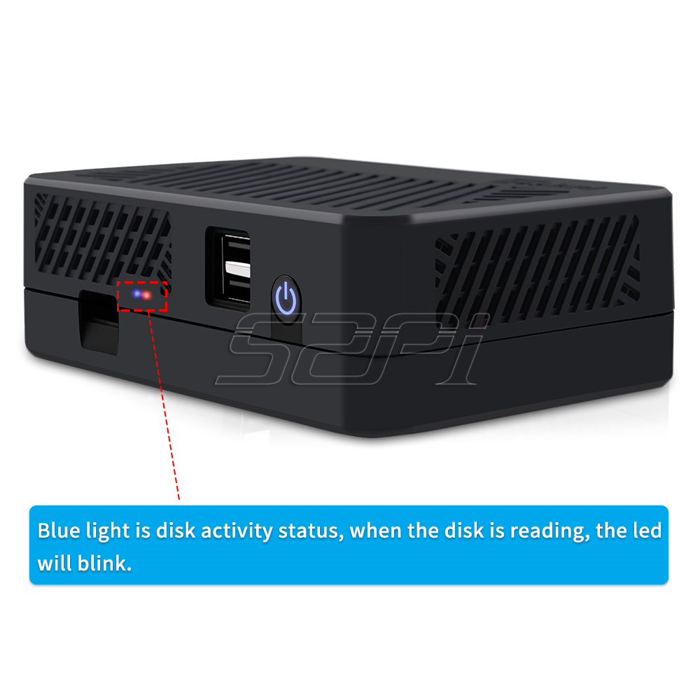 حافظة 52Pi DeskPi Lite NAS مع  - مراجعة Deskpi Super6C وسعره