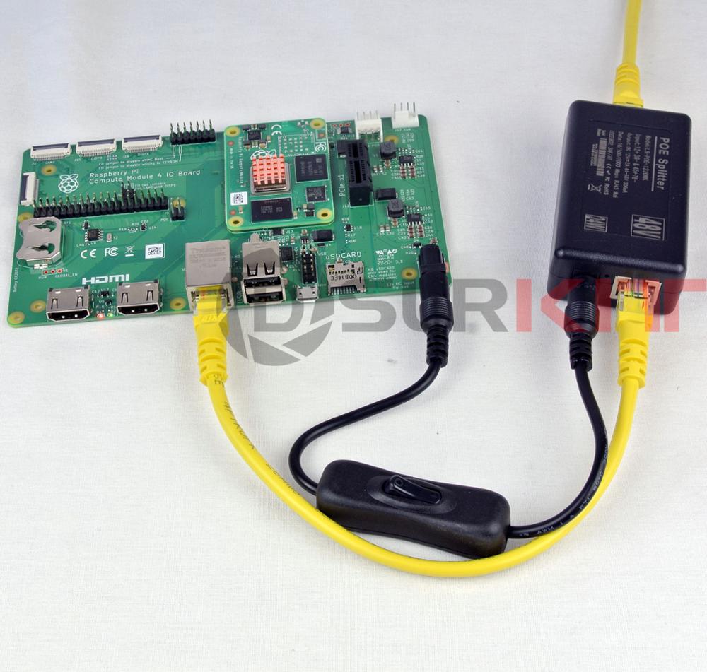 DSLRKIT-فاصل PoE نشط 12 فولت 2 - مراجعة Active Poe Splitter Gigabit 12V 2A وسعره