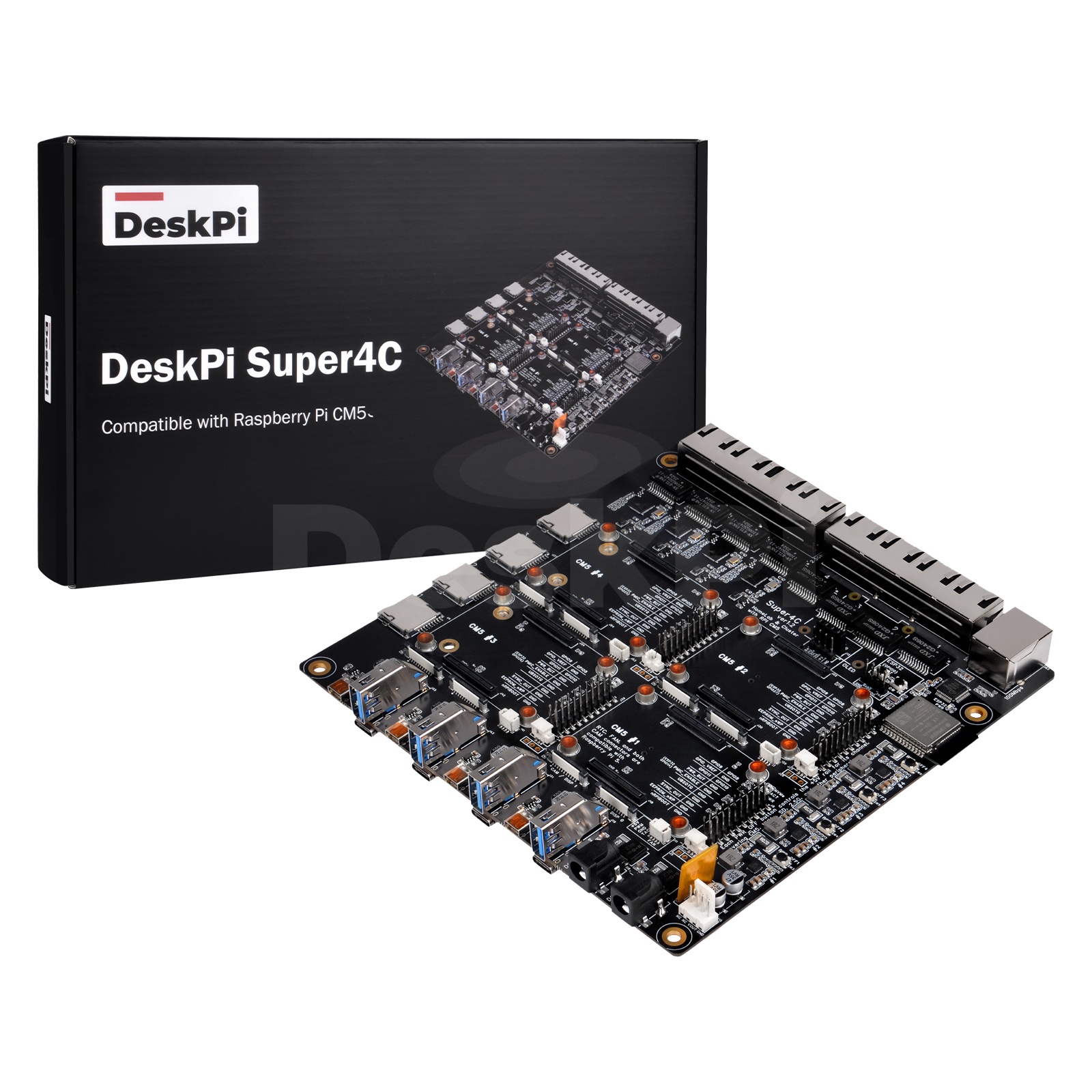 لوحة DeskPi Super4C Raspberry  - مراجعة Deskpi Super6C وسعره