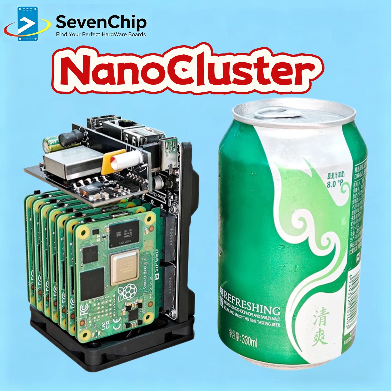 خادم صغير من نوع Sipeed NanoCl - مراجعة Deskpi Super6C وسعره