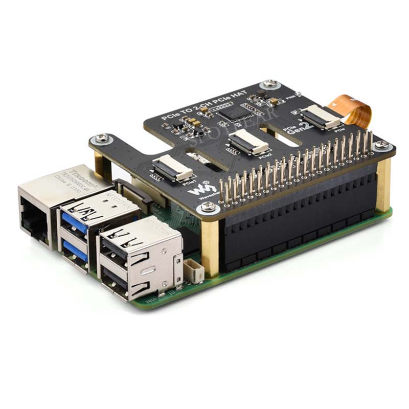 Raspberry Pi 5 PCIe إلى 2-CH P - مراجعة Turing Pi 2 وسعره