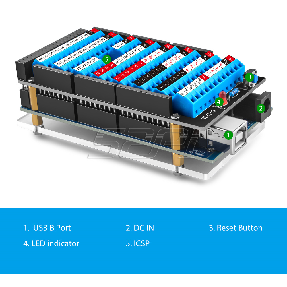 جديد! 52Pi محطة قبعة لاردوينو  - مراجعة Deskpi Super6C وسعره