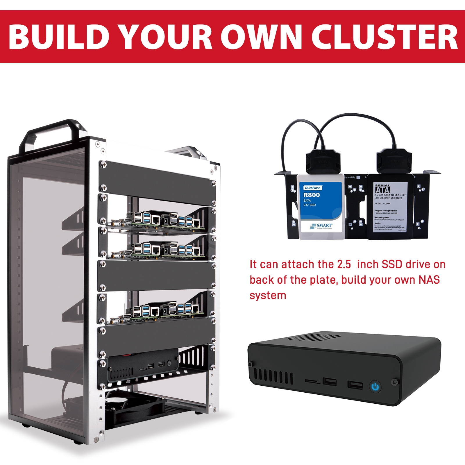 DeskPi RackMate T1 Rackmount،  - مراجعة Deskpi Super6C وسعره
