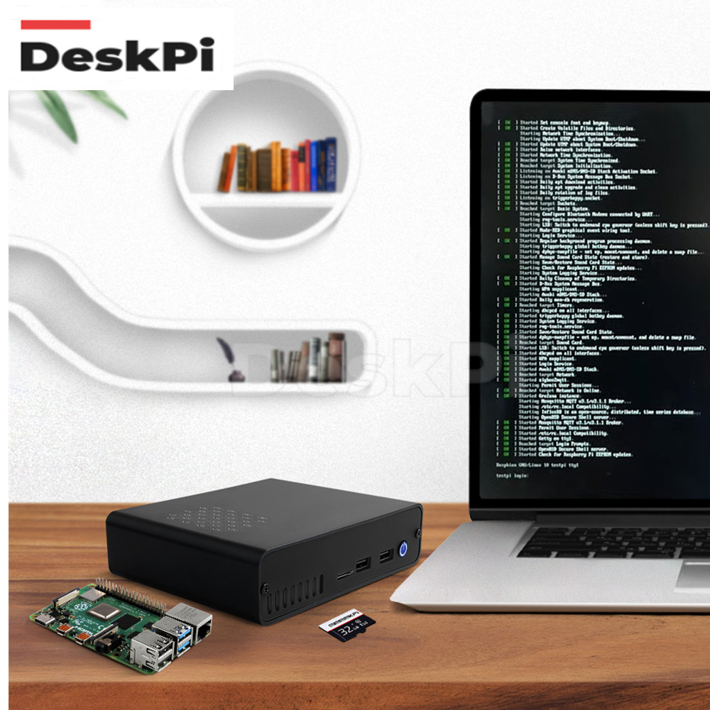 DeskPi برو فك التشفير GPIO تمد - مراجعة Deskpi Super6C وسعره